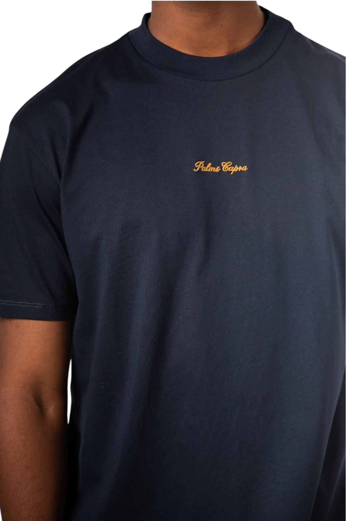 Palms Embroidered Blue Tshirt