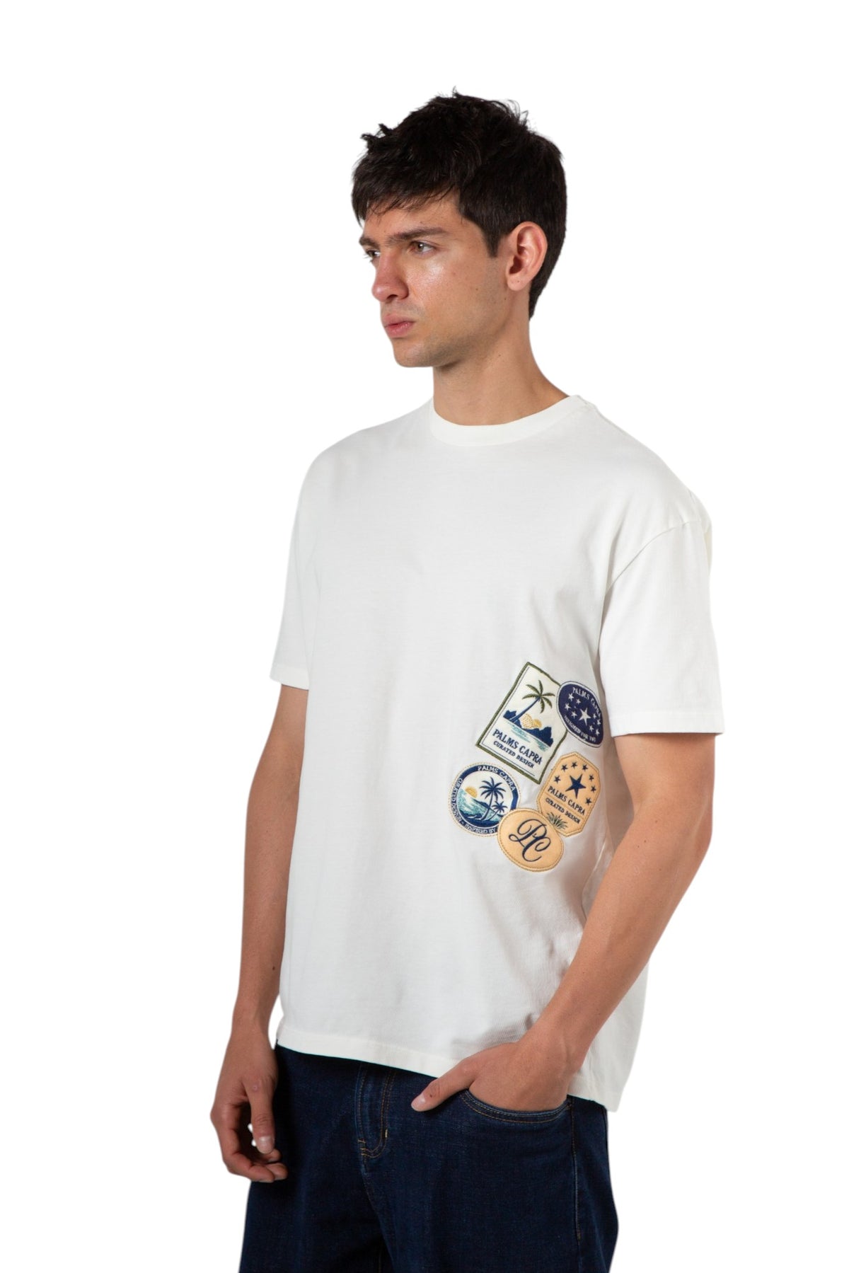 PC Patches Ivory Tshirt