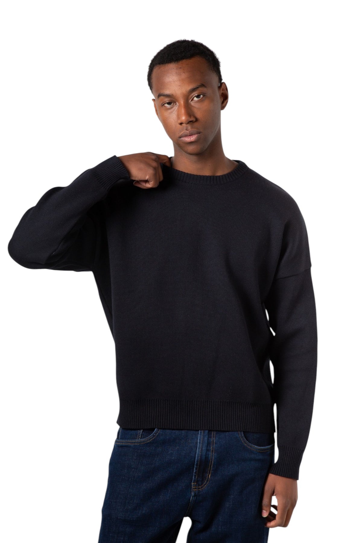 PALMS SKI CLUB BLUE KNIT