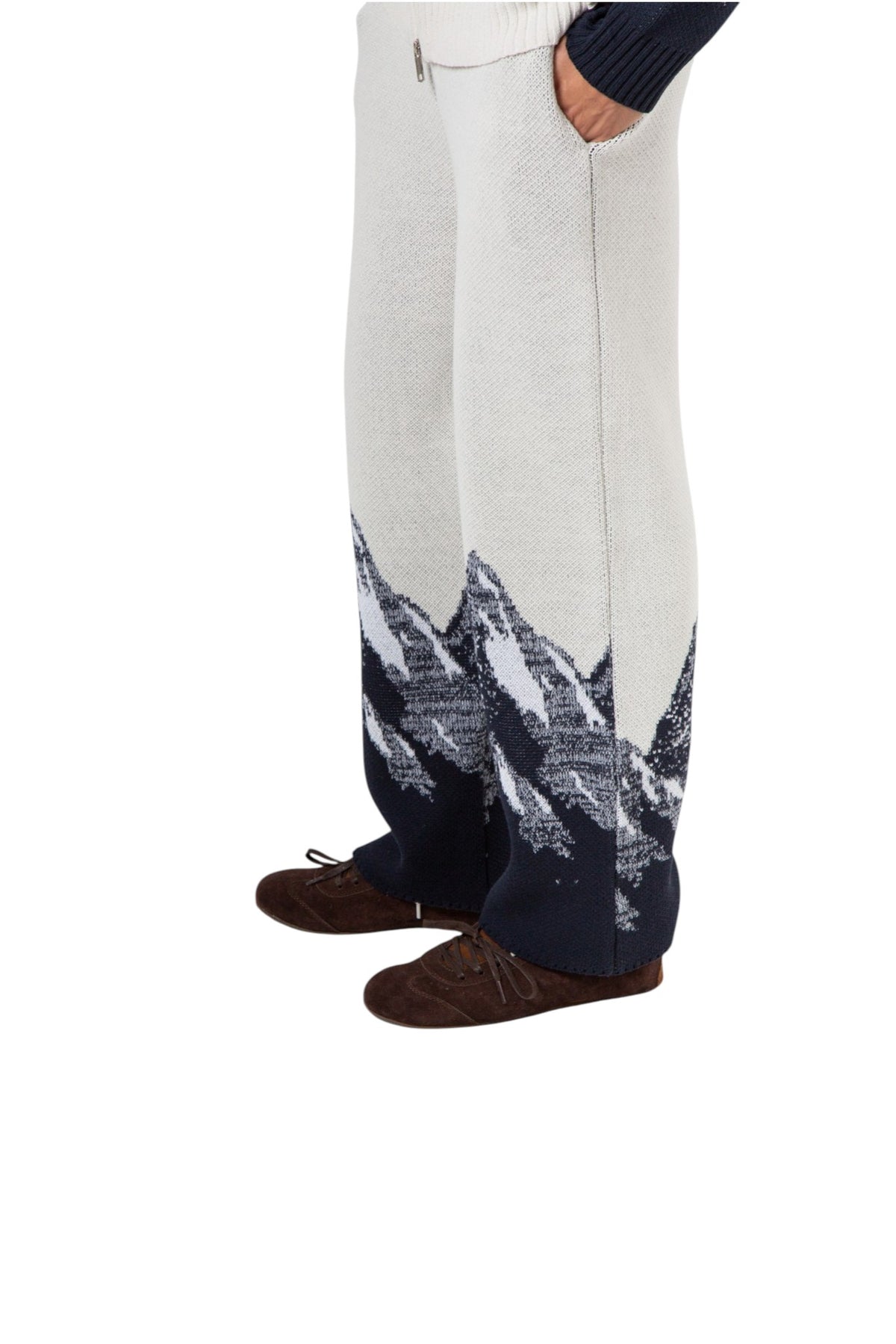 Alpes Ivory Knit Pant