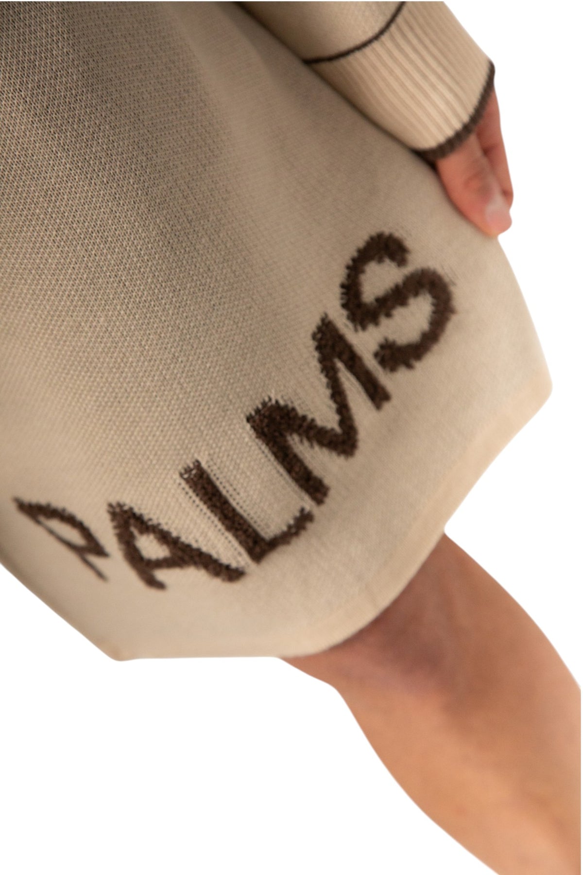 Palms Beige Short Knit