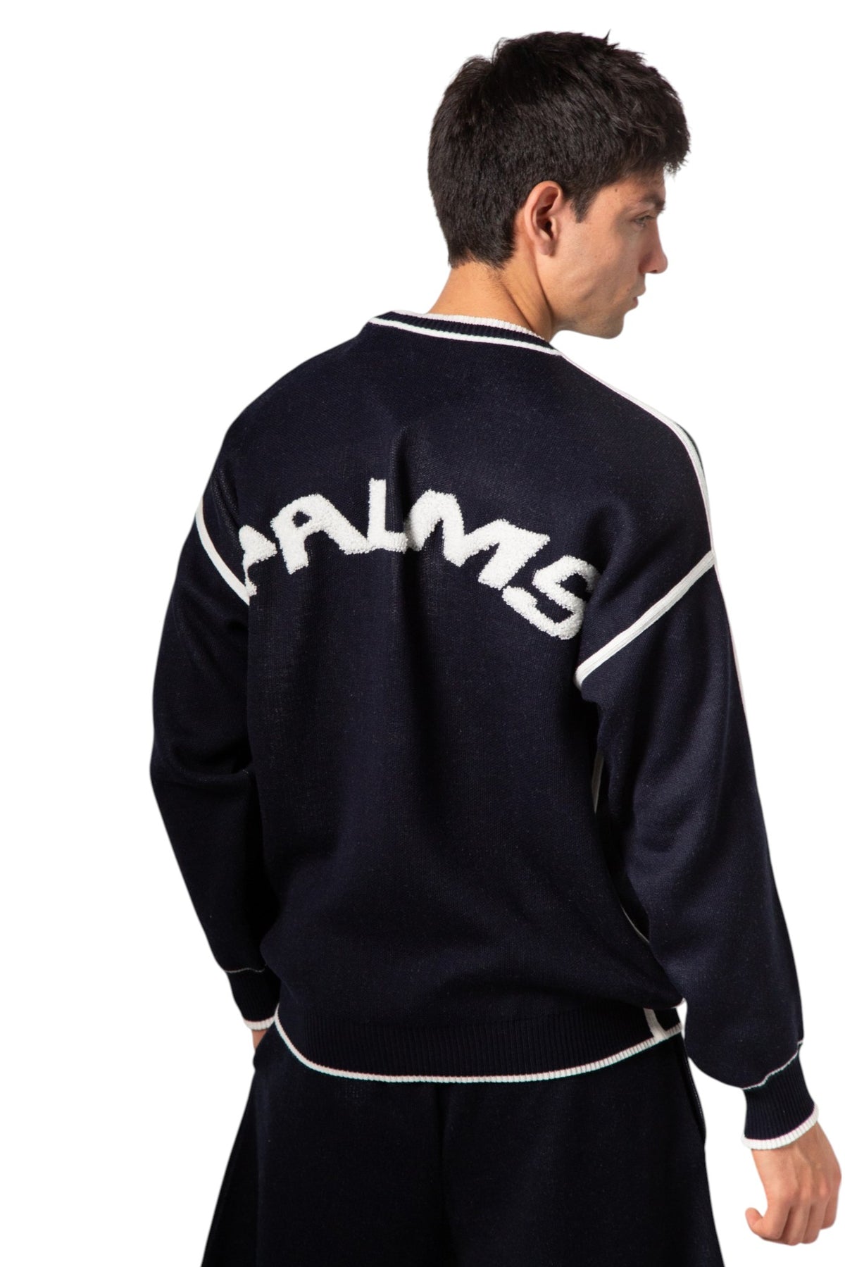Palms Blue Crewneck Knit