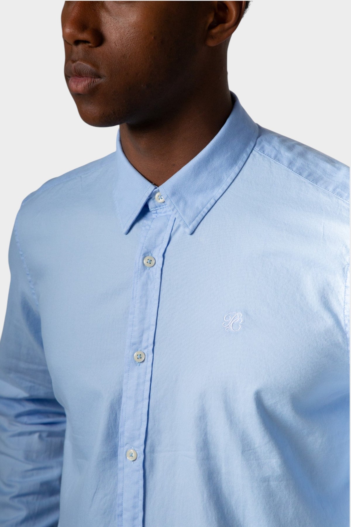 Monogram Blue Shirt