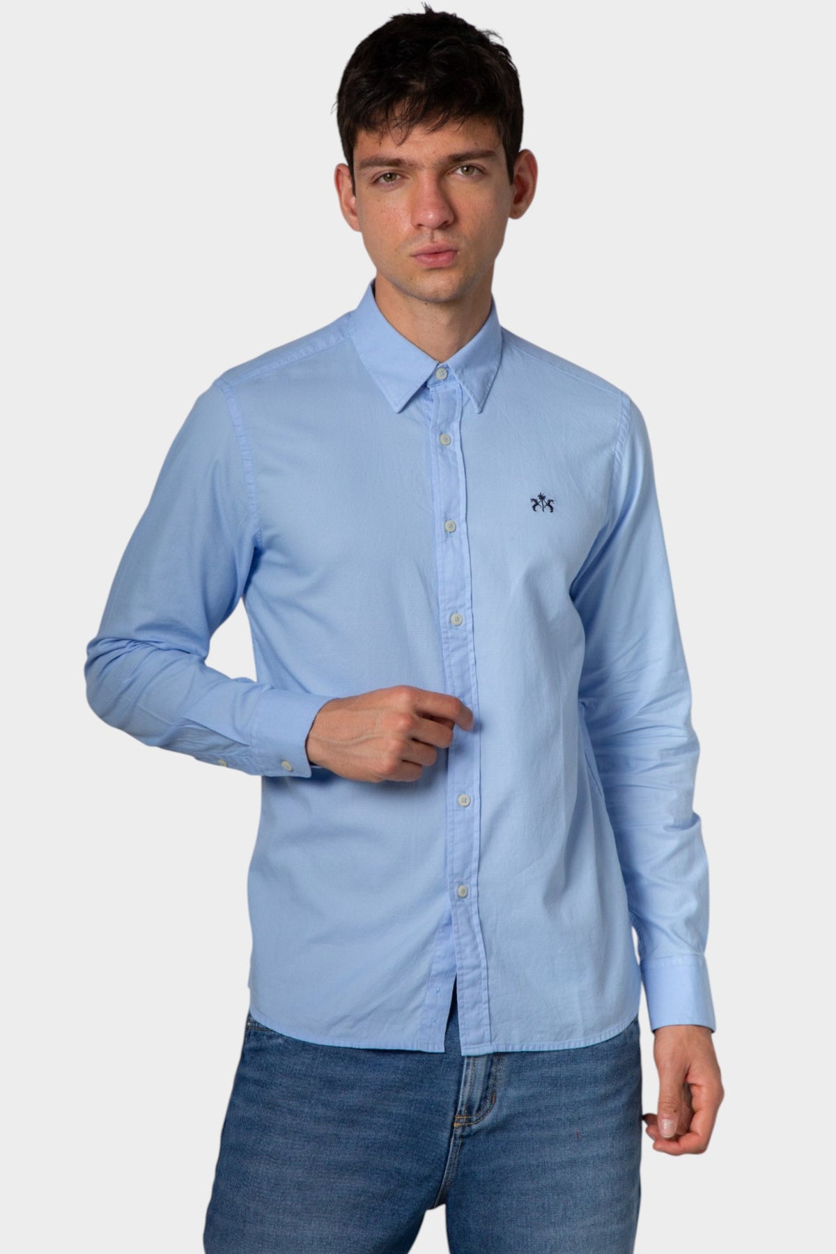Palms Blue Shirt