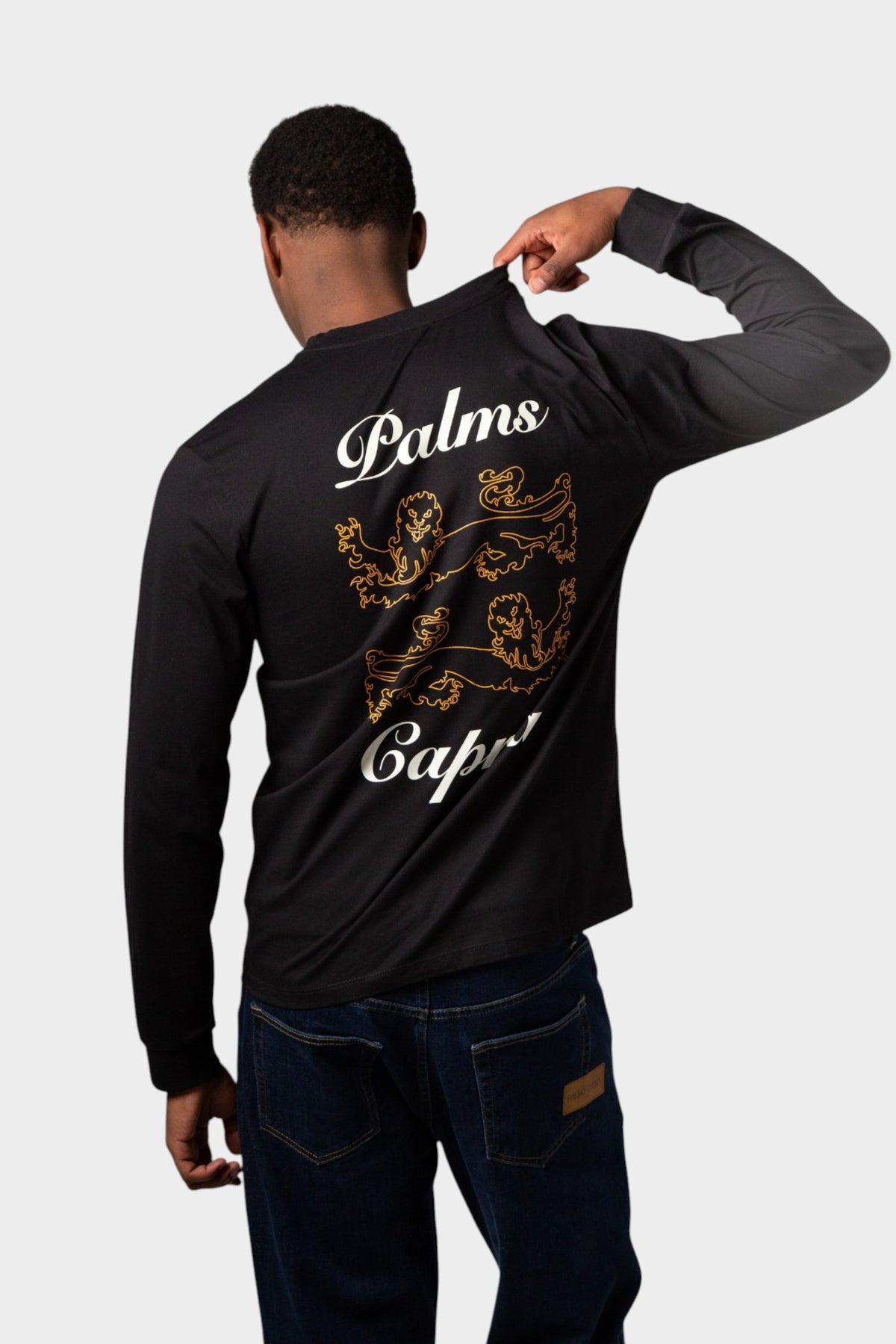 Lion Black Long Sleeve T-Shirt