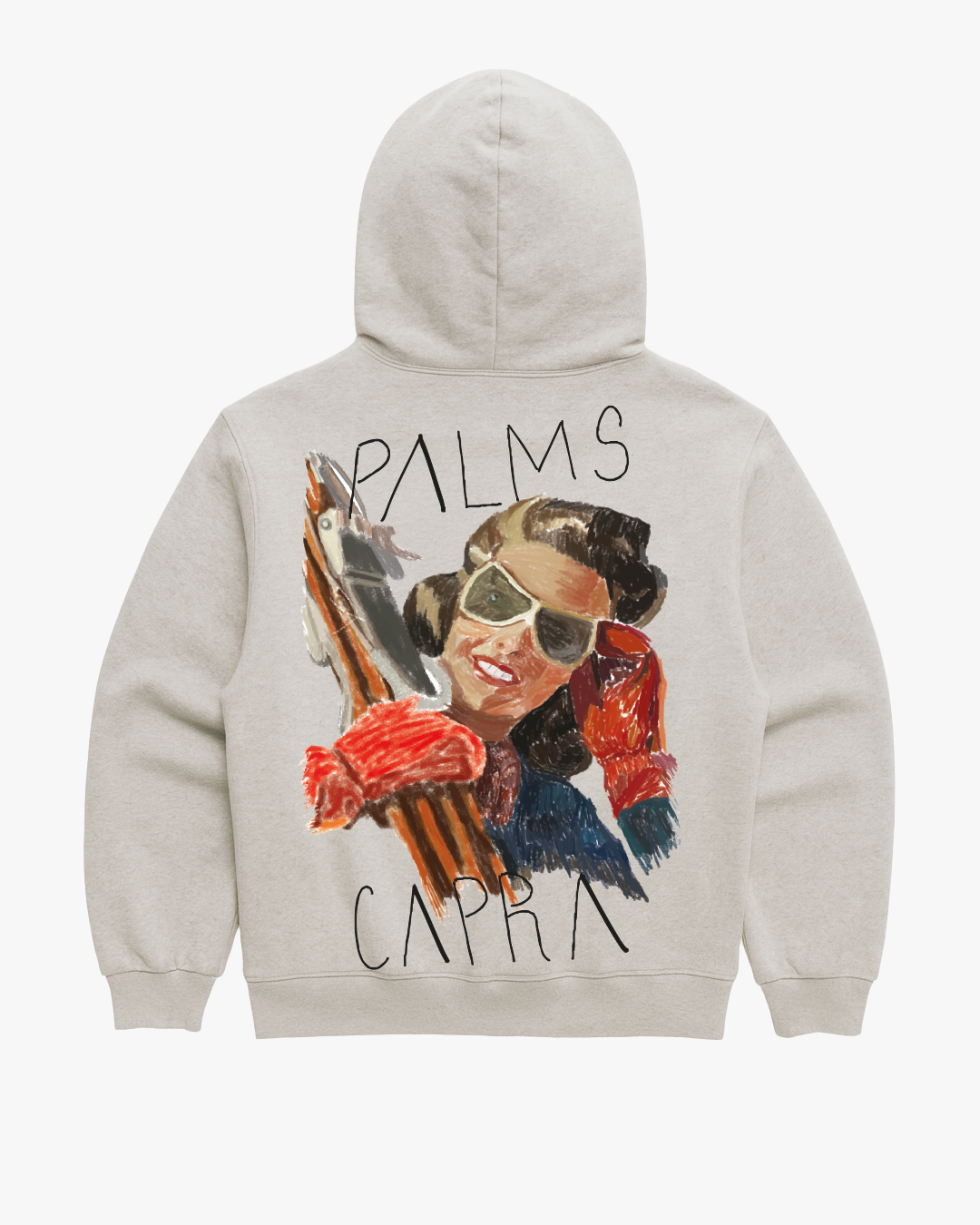 RETRO ALPINE HOODIE GREY