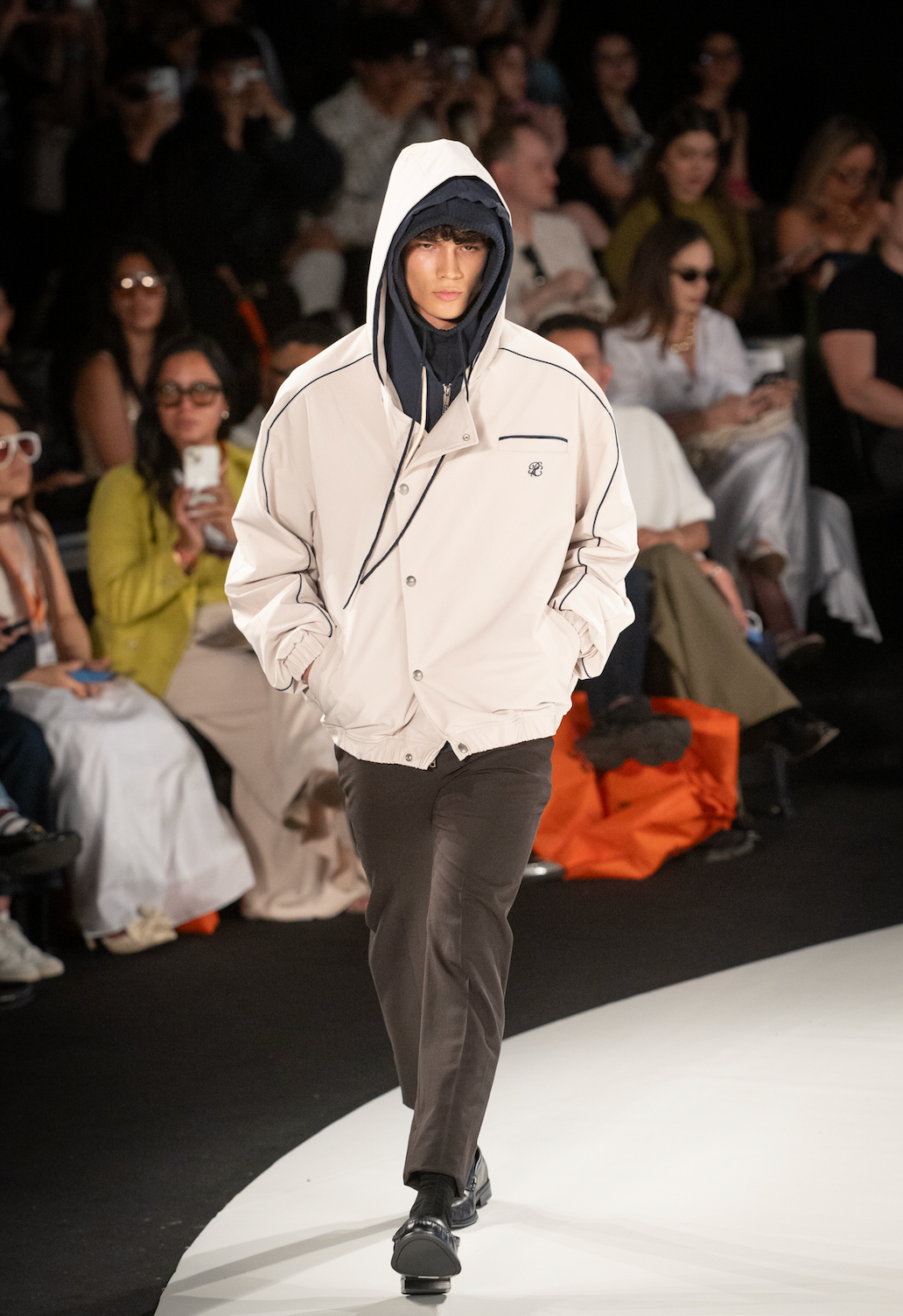Palms Ivory Windbreaker