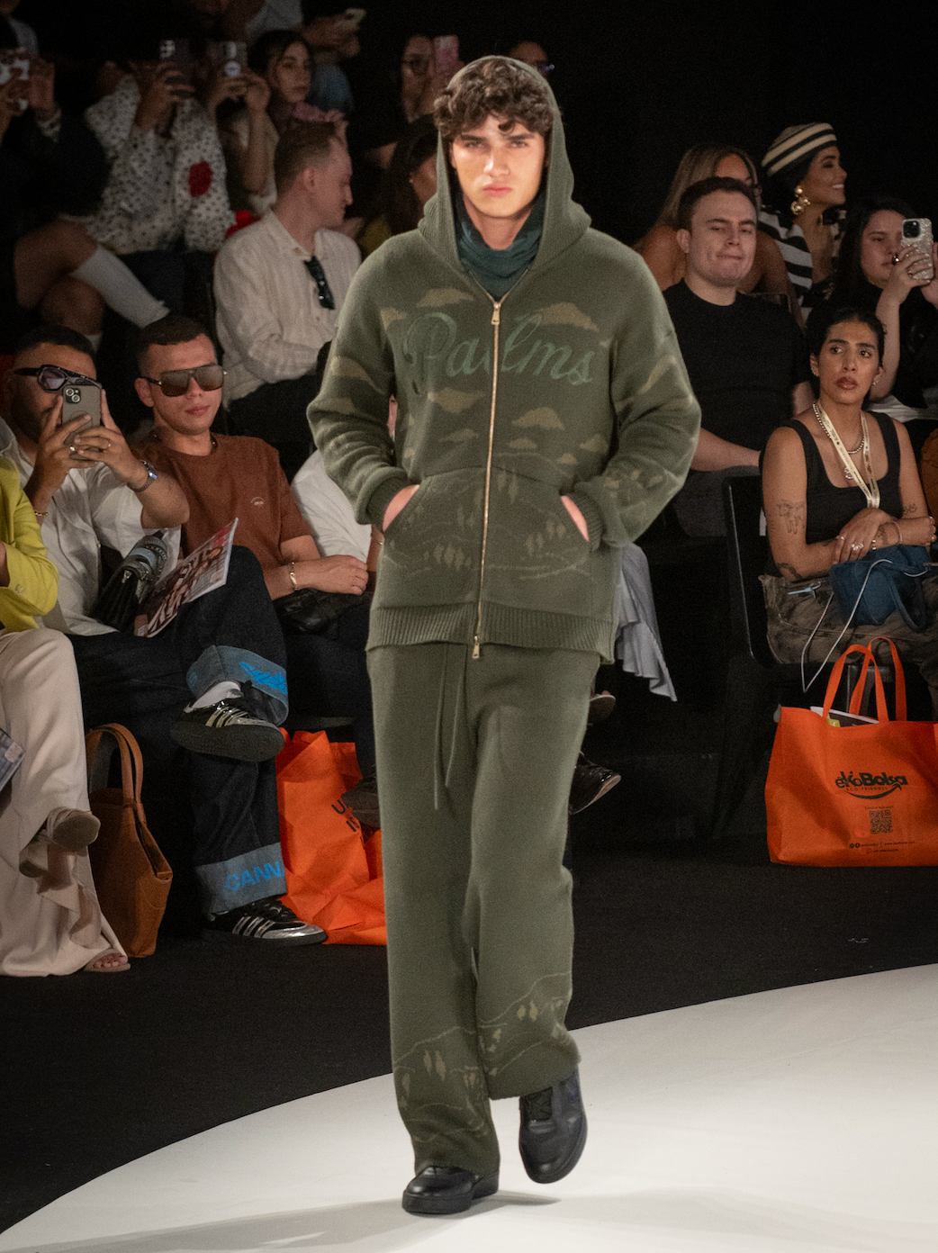 Mountains Green Knit Pant