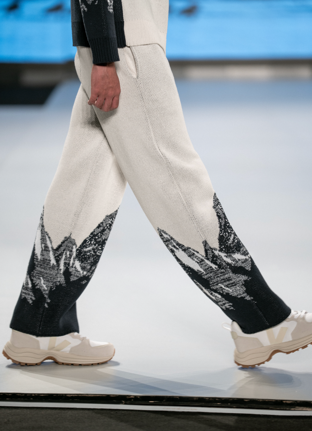 Alpes Ivory Knit Pant