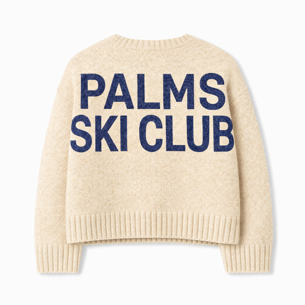 PALMS SKI CLUB CRUDE KNIT