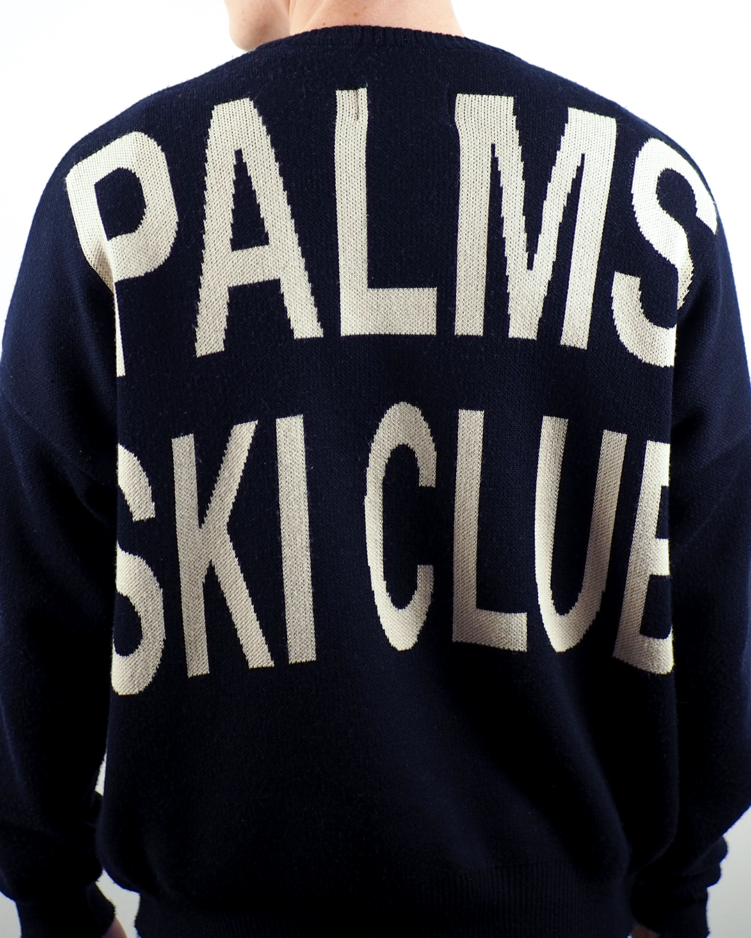 PALMS SKI CLUB BLUE KNIT