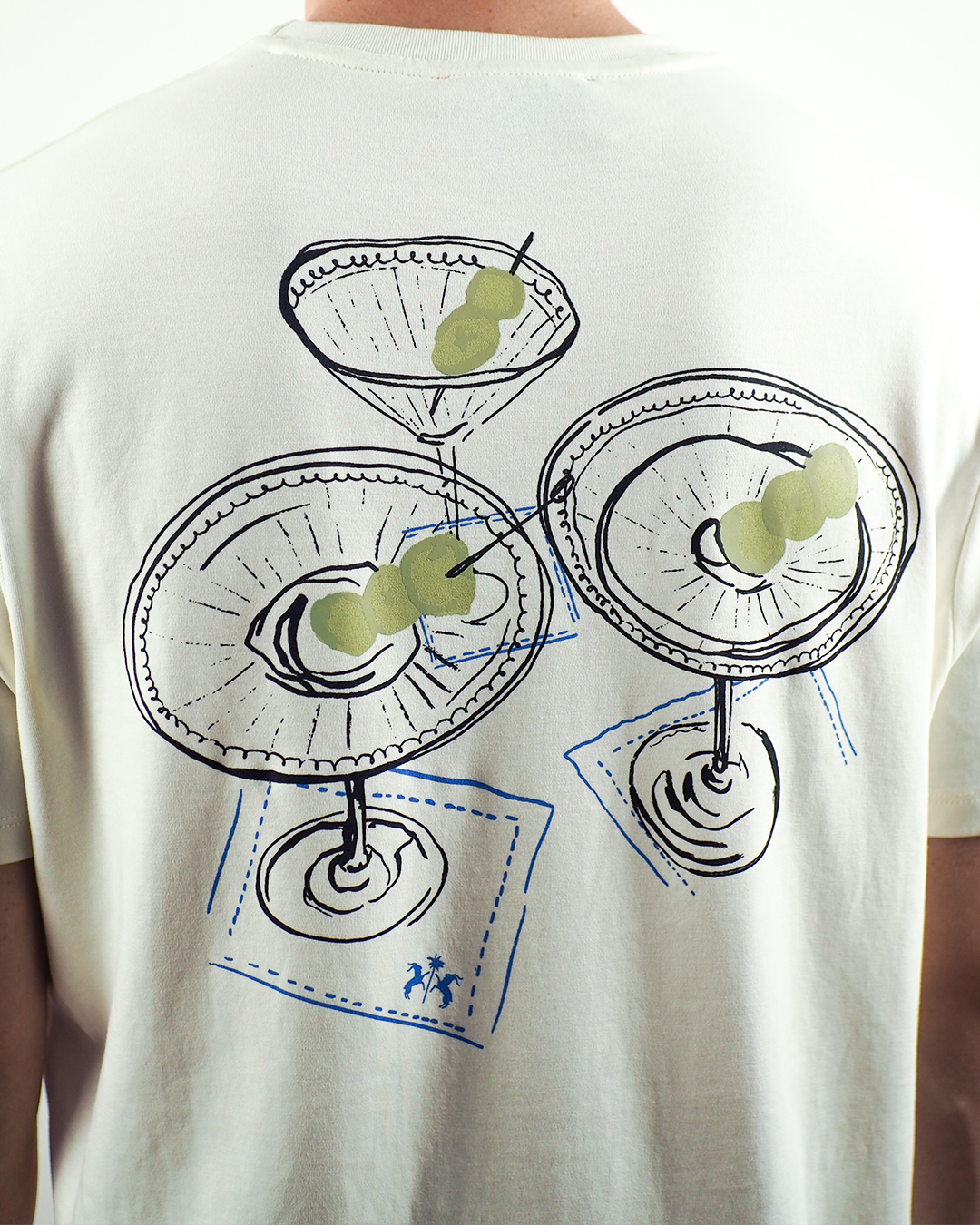 MARTINI WHITE T-SHIRT