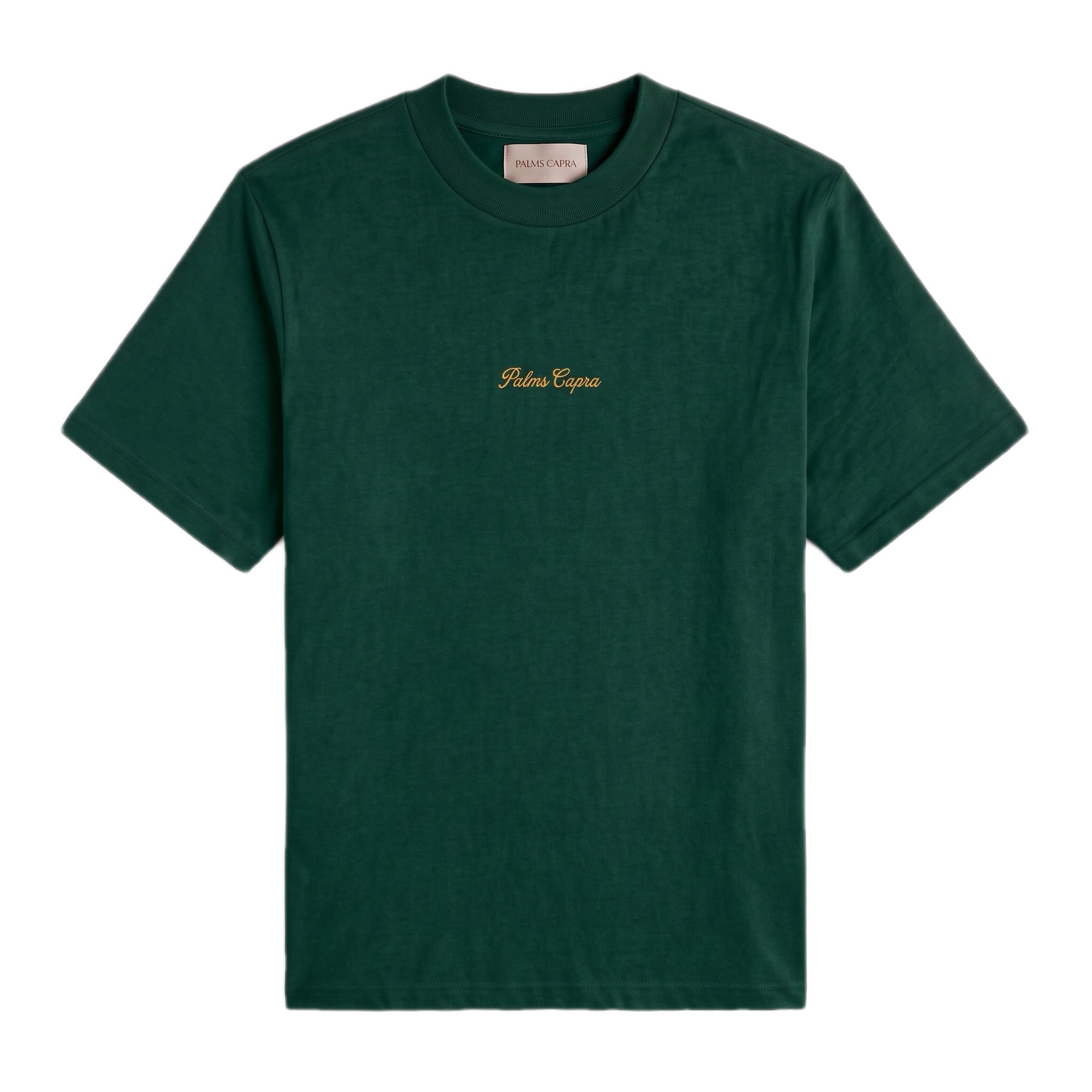 Palms Embroidered Green Tshirt