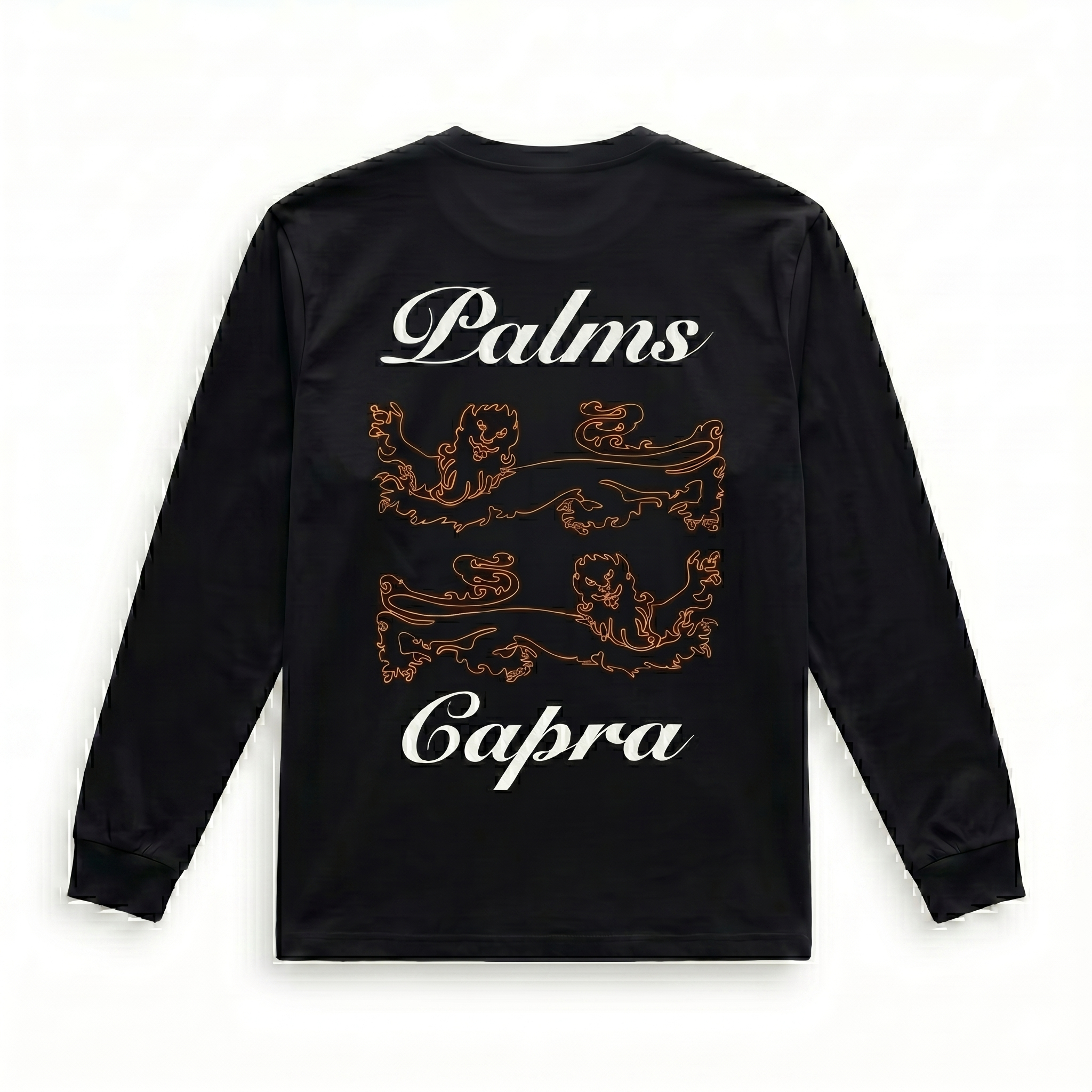 Lion Black Long Sleeve T-Shirt