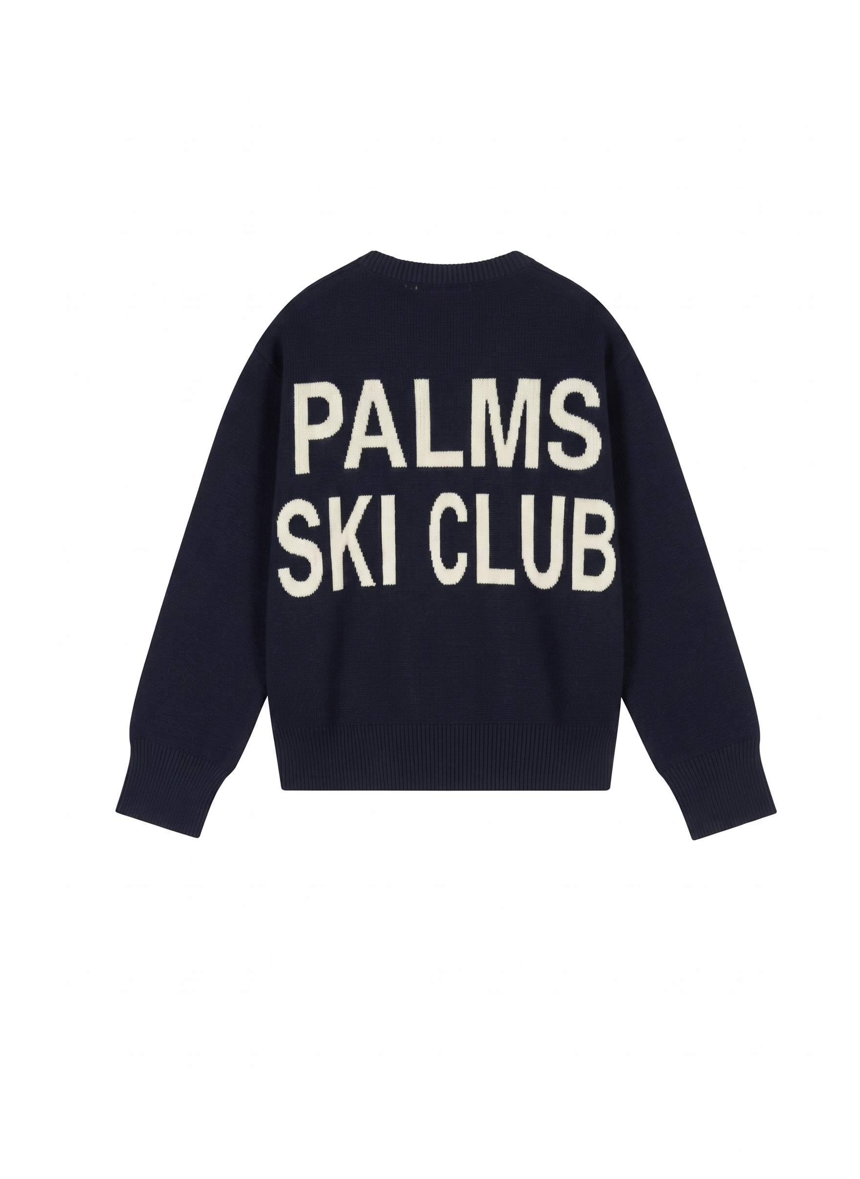 PALMS SKI CLUB BLUE KNIT