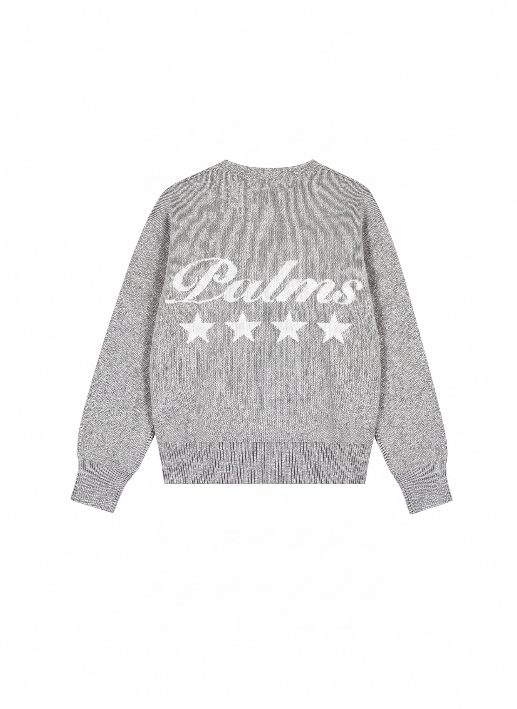 Stars Gray Crewneck Knit