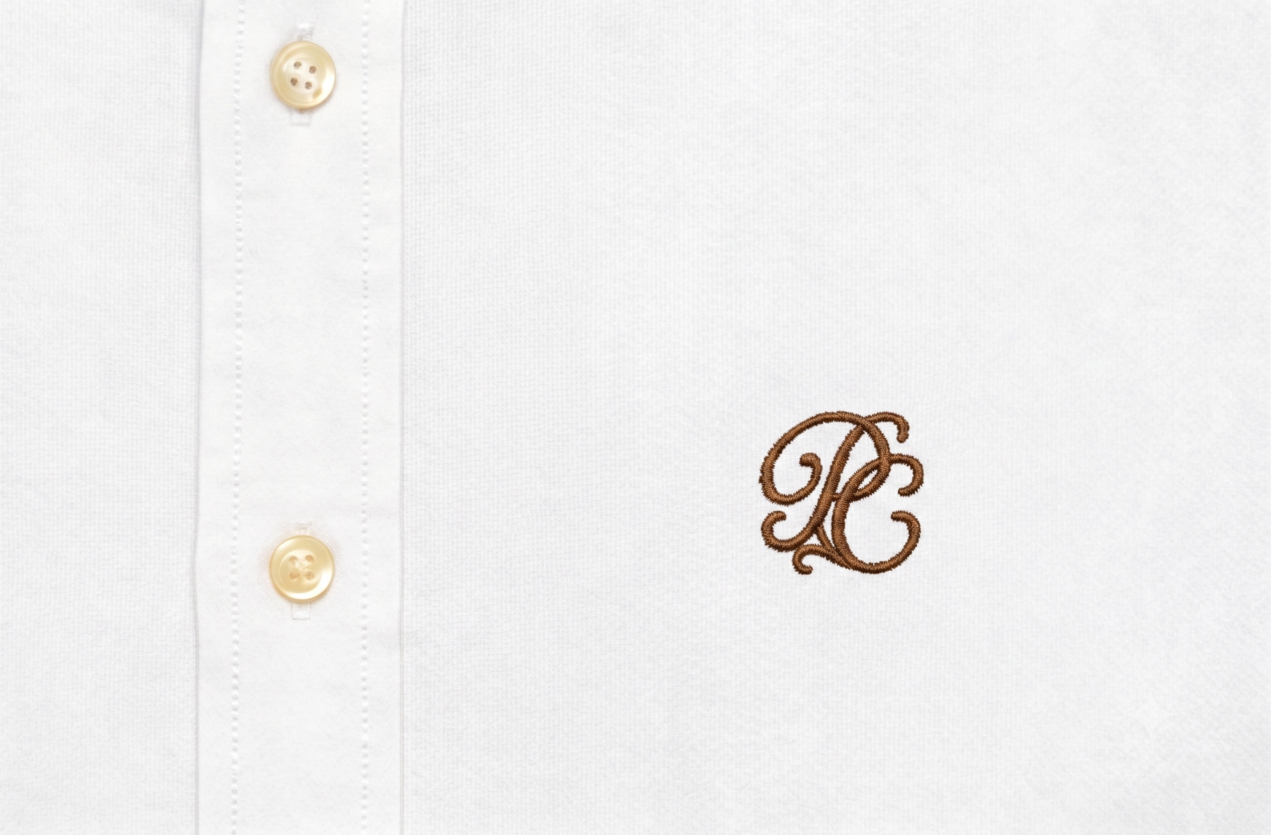 Monogram Shirt Ivory