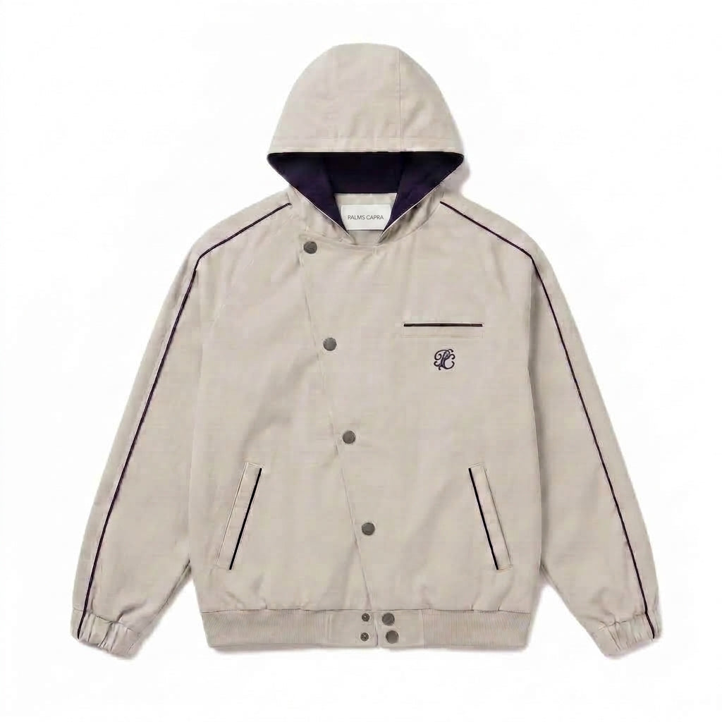 Palms Ivory Windbreaker