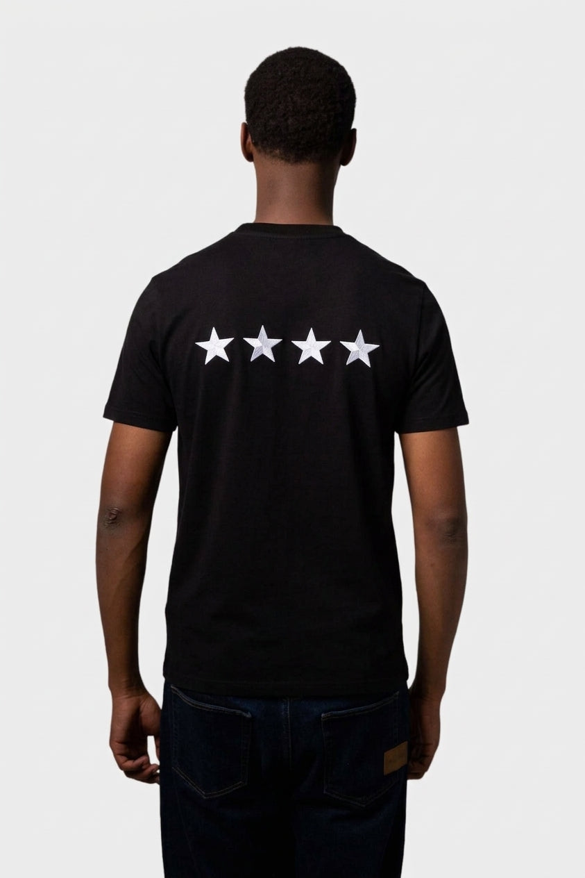 Stars Black T-Shirt
