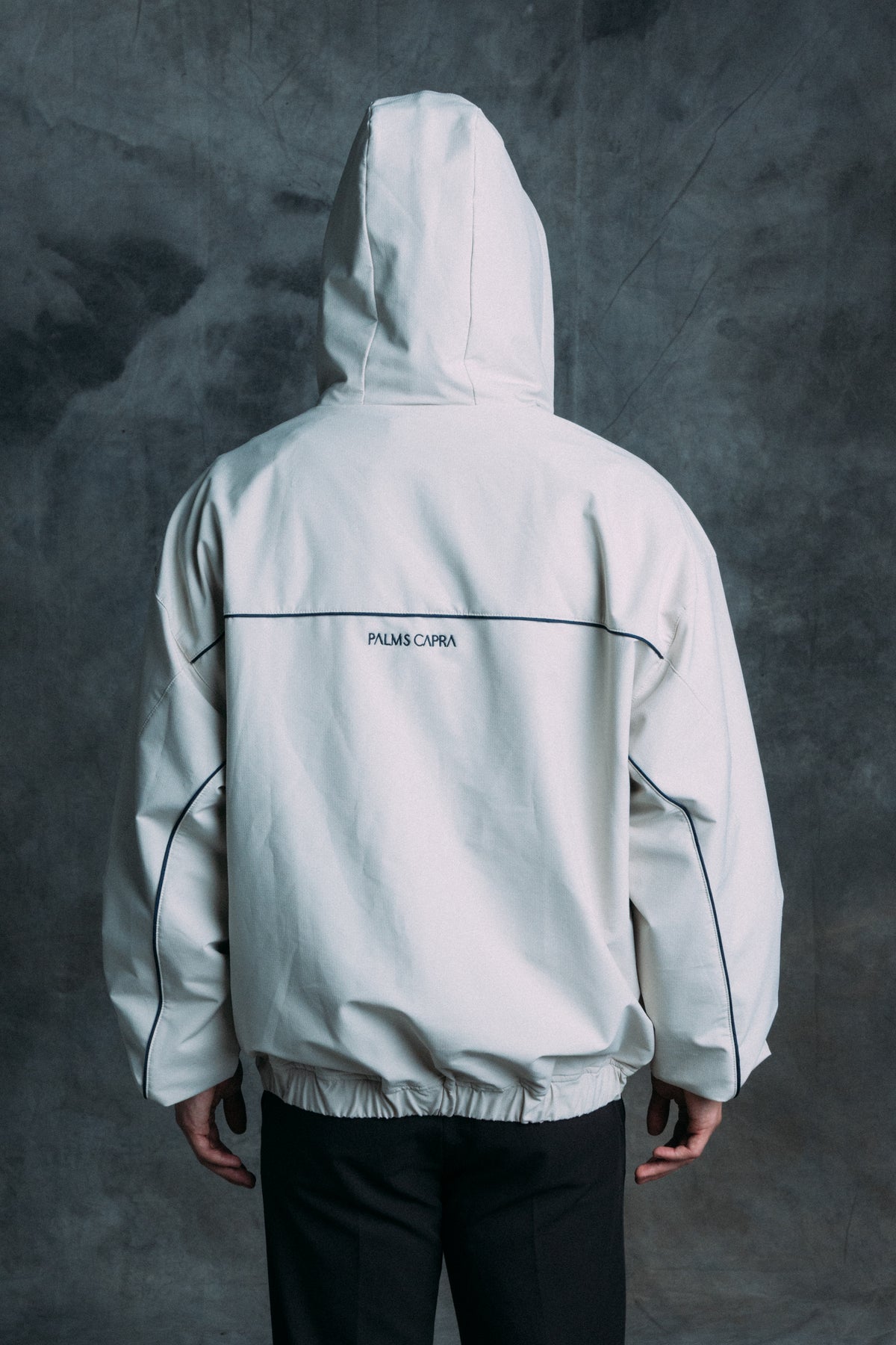 Palms Ivory Windbreaker