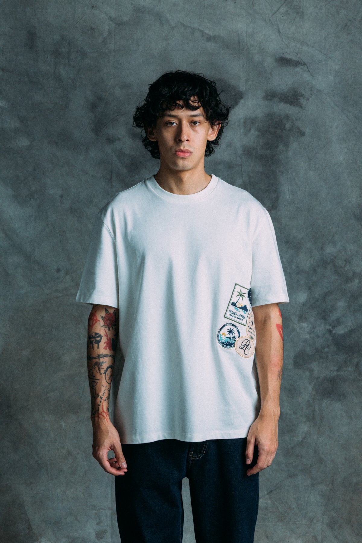 PC Patches Ivory Tshirt