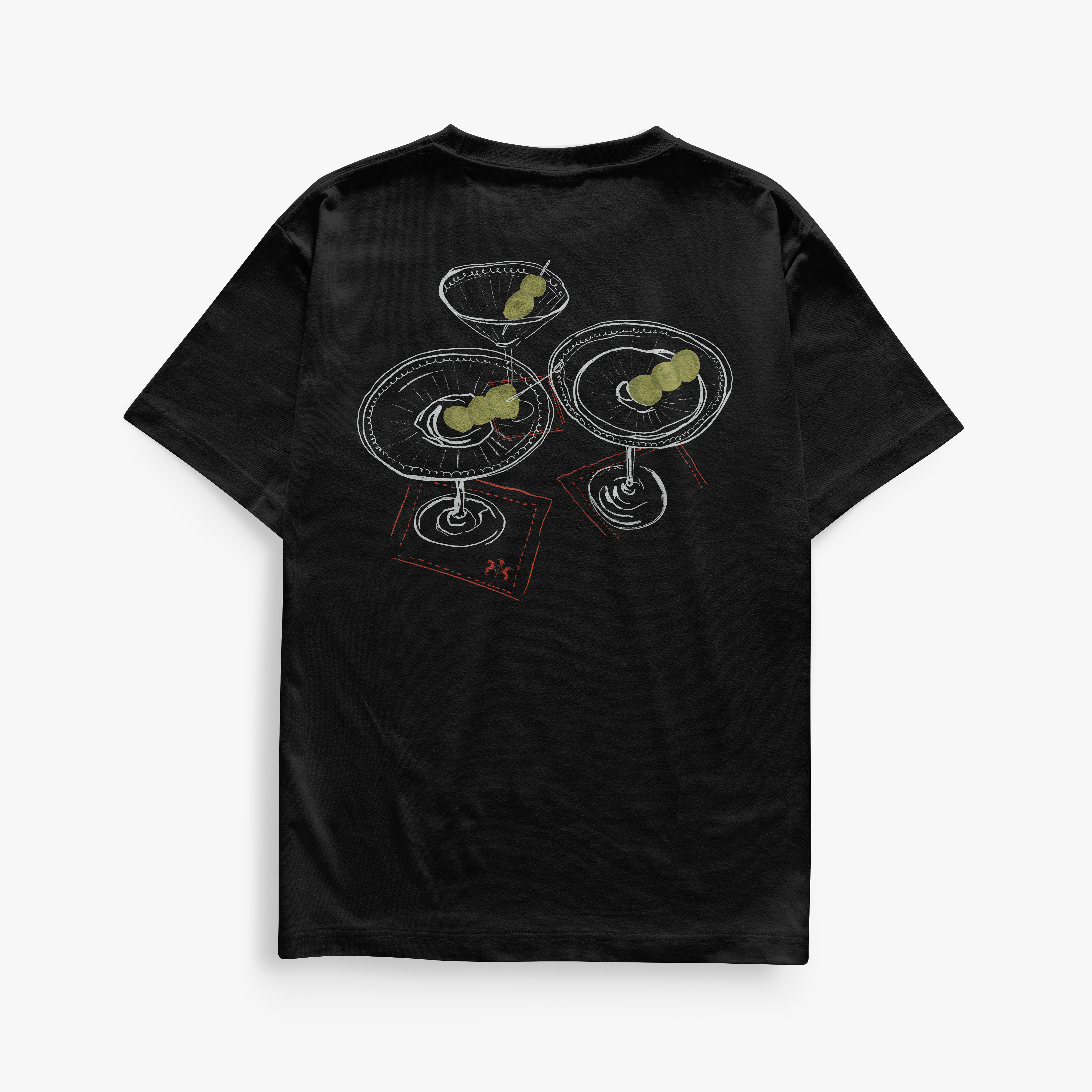 MARTINI BLACK T-SHIRT (PRE-ORDER)
