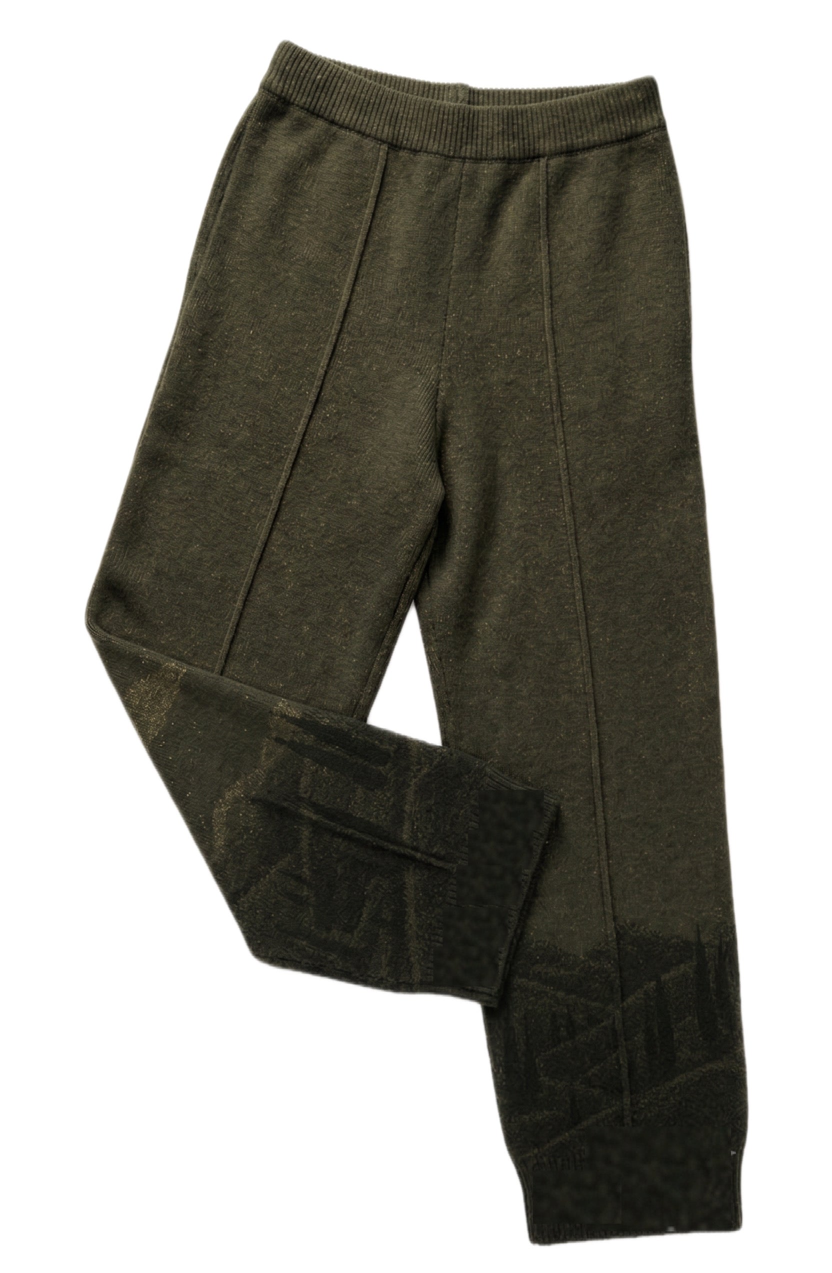 Mountains Green Knit Pant