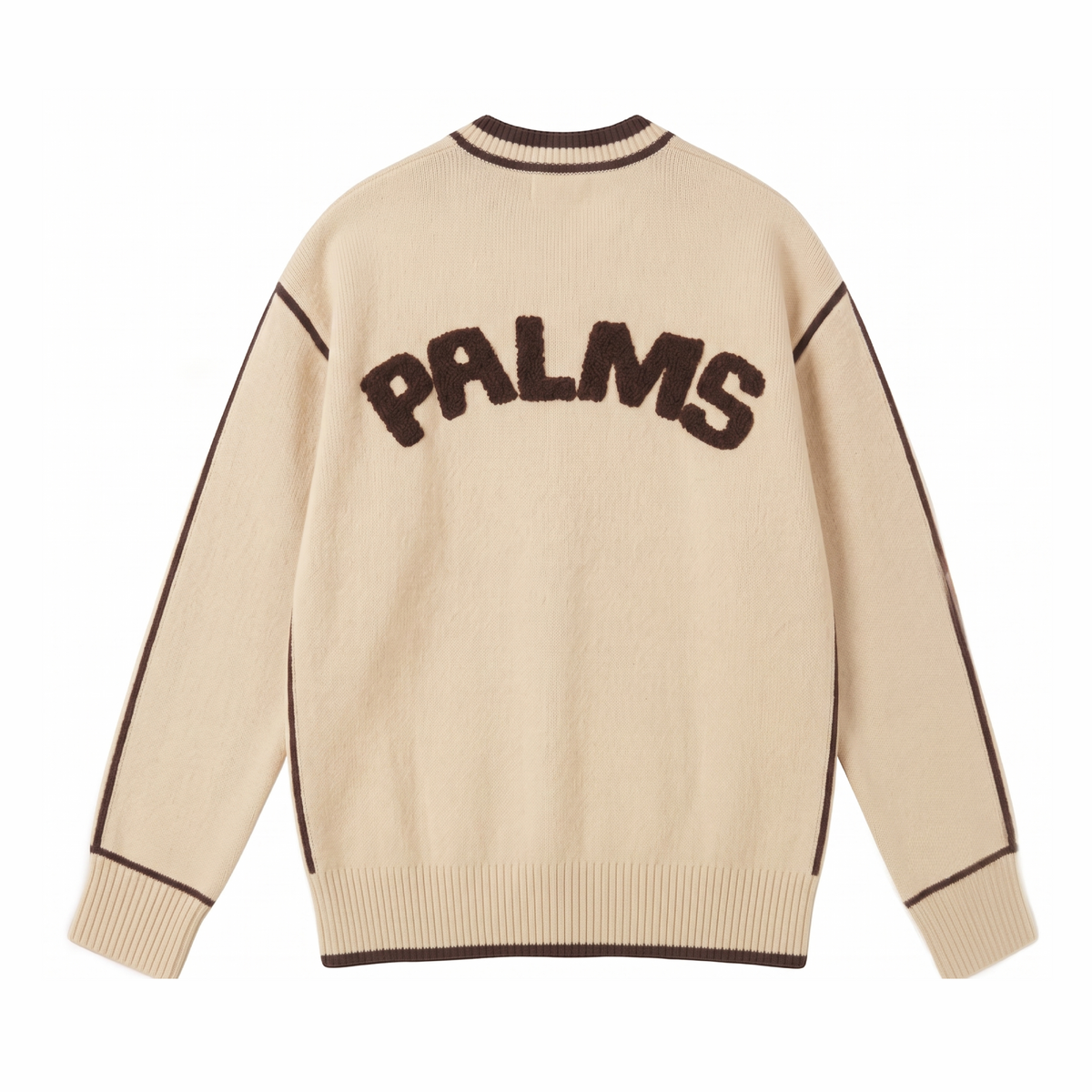 Palms Beige Crewneck Knit