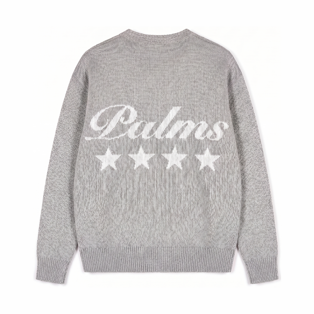 Stars Gray Crewneck Knit