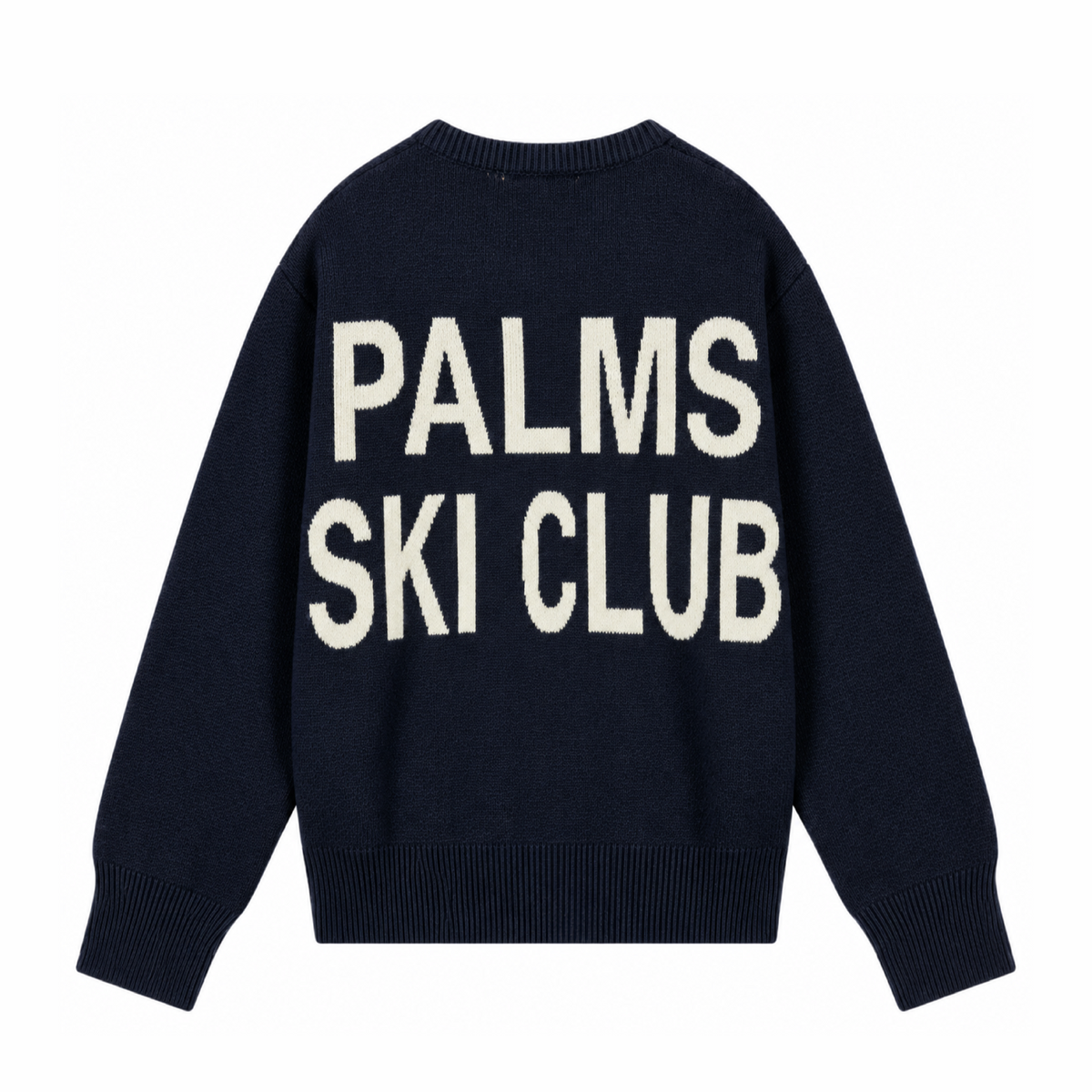 PALMS SKI CLUB BLUE KNIT