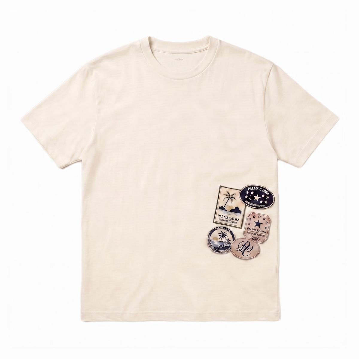 PC Patches Ivory Tshirt