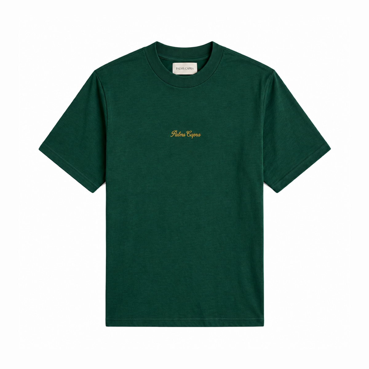 Palms Embroidered Green T-Shirt