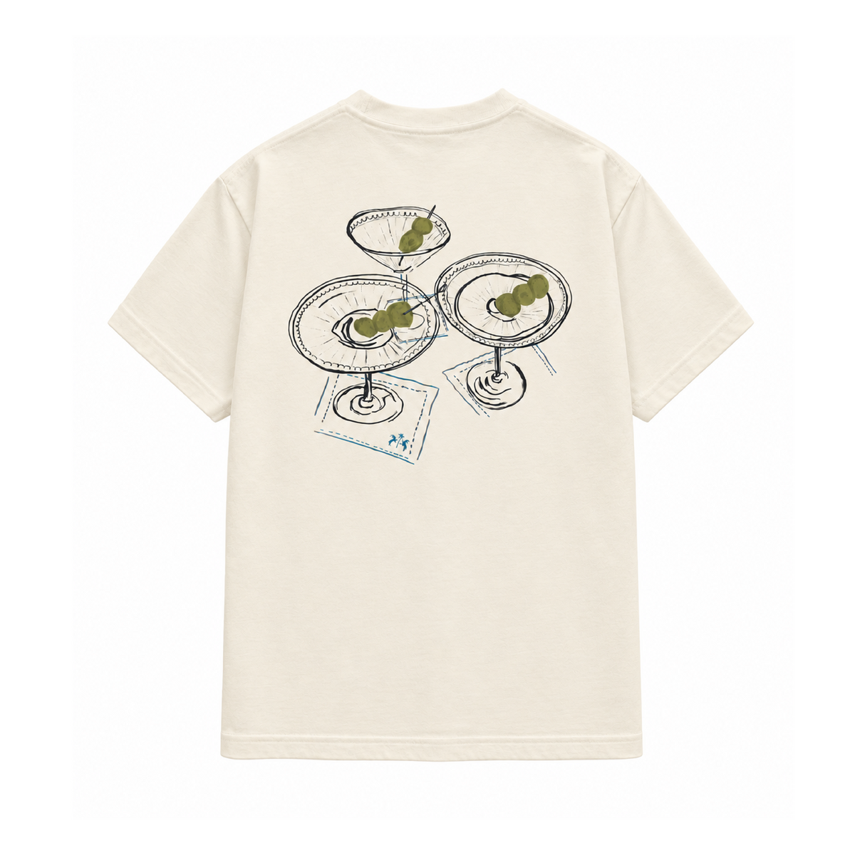 MARTINI WHITE T-SHIRT