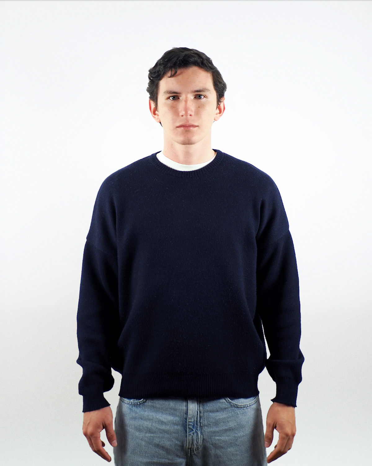 PALMS SKI CLUB BLUE KNIT