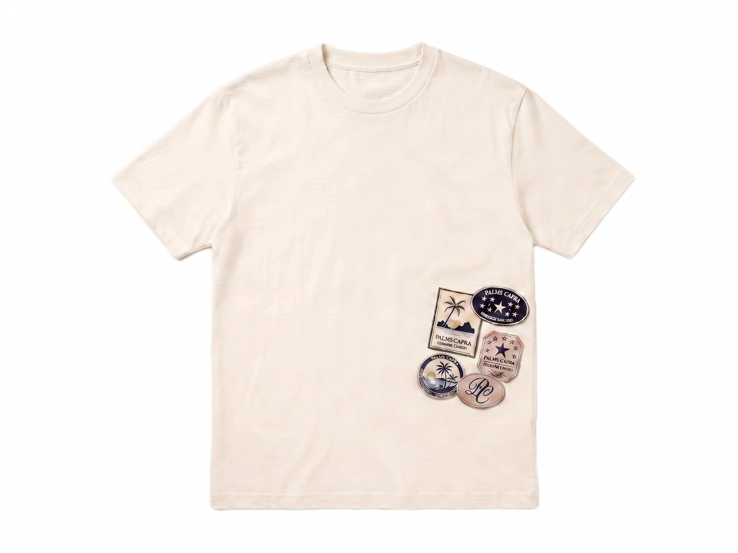 PC Patches Ivory Tshirt
