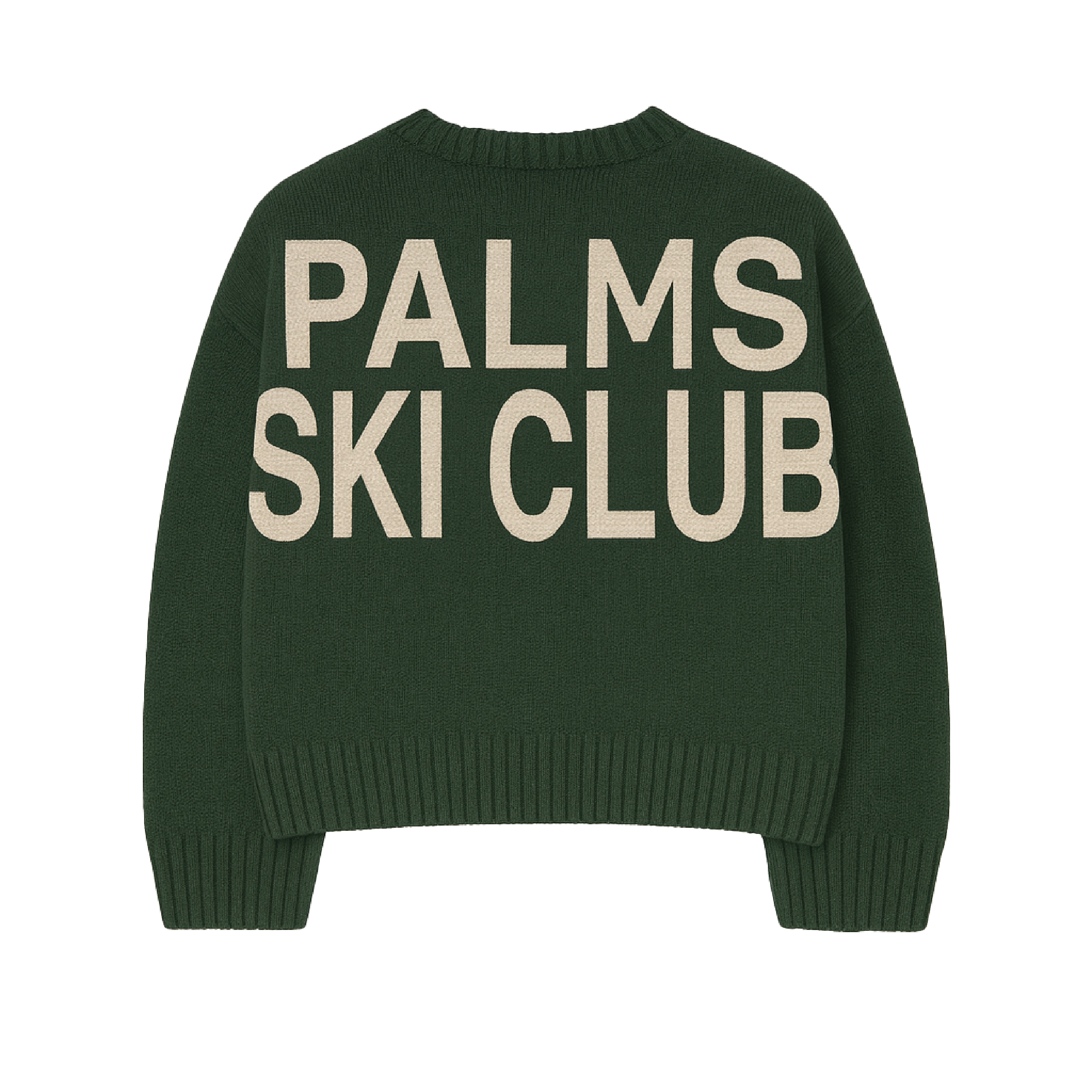 PALMS SKI CLUB KNIT GREEN