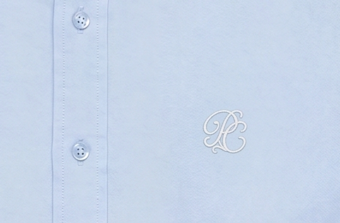 Monogram Shirt Blue
