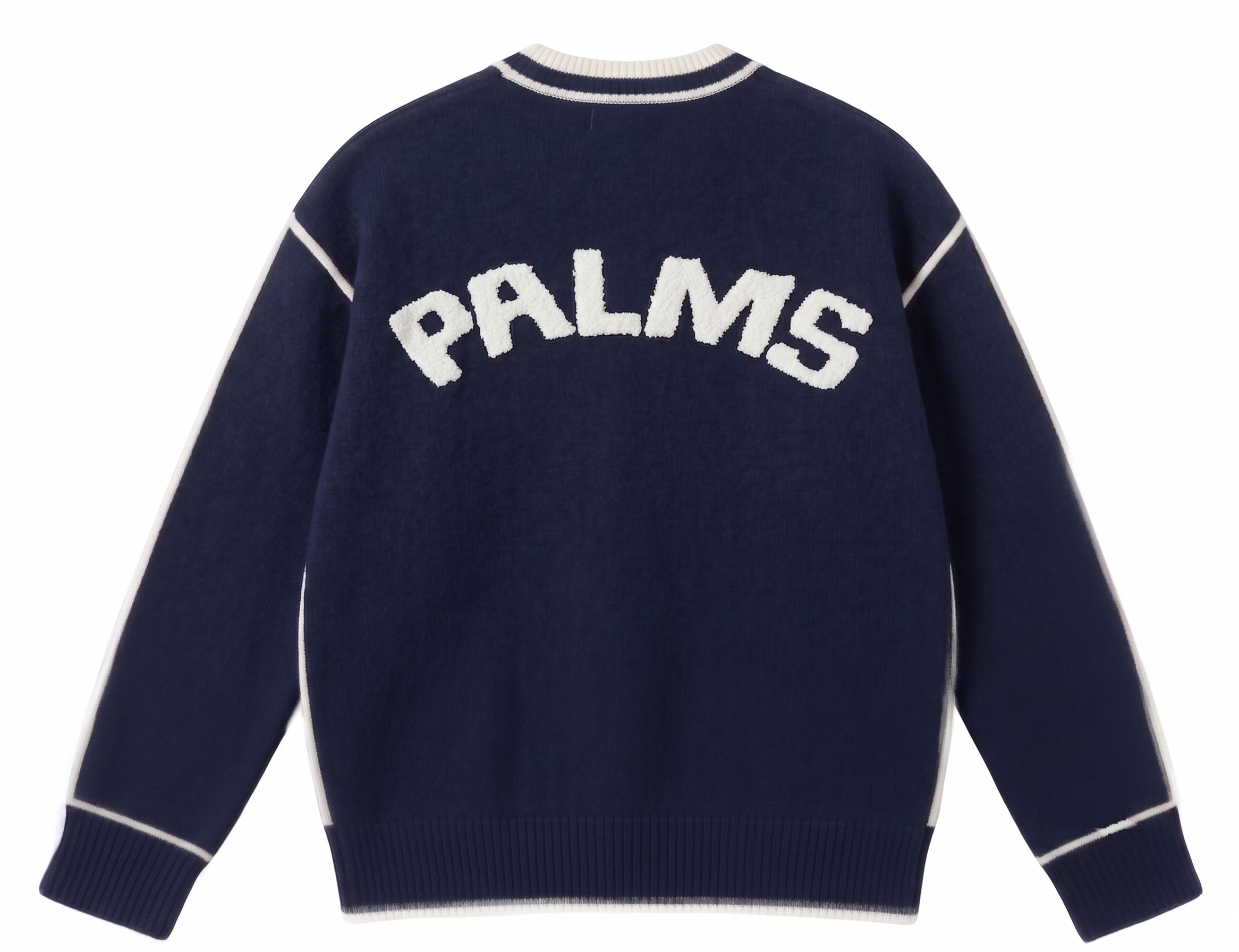 Palms Blue Crewneck Knit