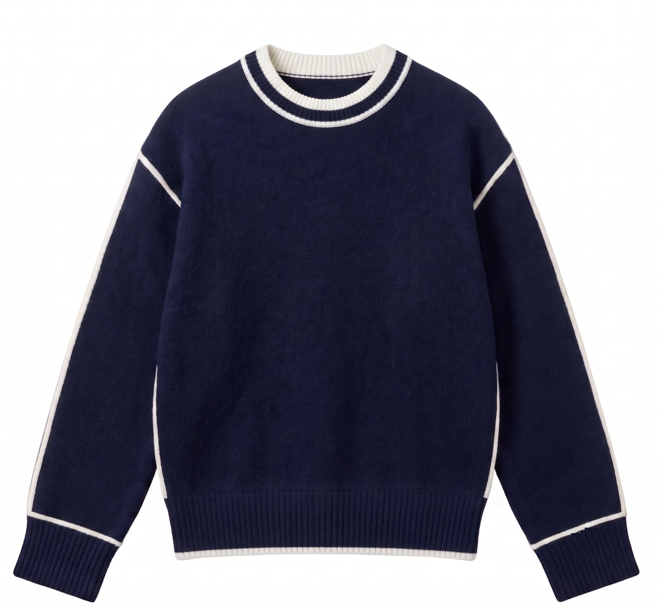 Palms Blue Crewneck Knit